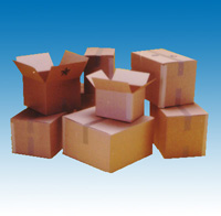 Corrugated Boxes in different sizes and capacities.