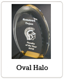 Oval Halo Acrylic