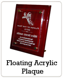 Floating Acrylic Plaque