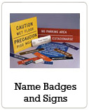 Name Badges and Signs
