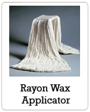Rayon Wax Applicator