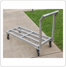 Aluminum Mobile Dunnage Rack
