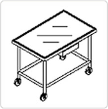 Mobile Worktable w/ Drawer