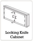 Locking Knife Cabinet