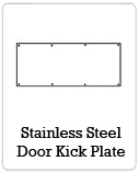 Stainless Steel Door Kick Plate