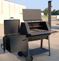 Custom smoker outlet grills