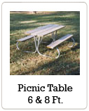 Picnic Table - 6 & 8 Ft.
