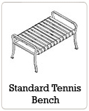 Standard Tennis Bench