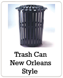 New Orleans style trash can