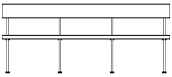 Aluminum Movable Sideline Bench