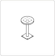 Floor Mounted Cell Stool