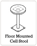 Floor Mounted Cell Stool