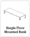 Single Floor Mounted Bunk