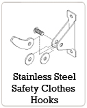 Stainless Steel Safety Clothes Hook