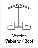 Visitation Table w/ Roof