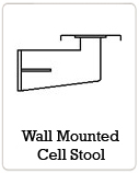 Wall Mounted Cell Stool
