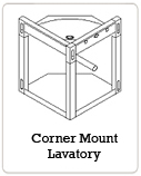 Corner Mount Lavatory