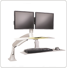 Altissimo Dual Sit and Stand Work Station