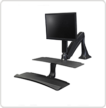 Altissimo Sit and Stand Dual Work Station