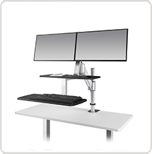 Ergorise Climb1 Sit and Stand Dual Work Station