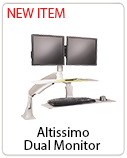  Altissimo Dual Sit and Stand Work Station 