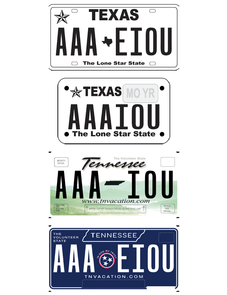 License Plates
